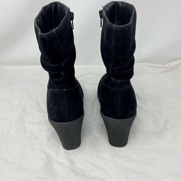 Lane Bryant Suede Wedge Boots- Size 10 Wide - Picture 7 of 16